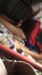 Thumbnail untuk Jilbab Putih Baju Olahraga Merah Nyepong Doodstream Doostream