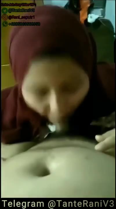 Thumbnail untuk Jilbab Coklat Bj Crot Dimuka Join Grup Telegram