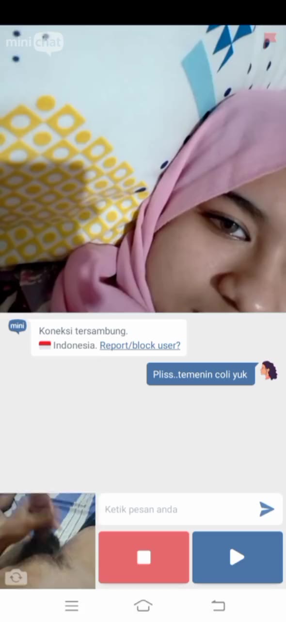 Thumbnail untuk Ometv Hijabers Engas Doodstream Poophd Feby senda Video