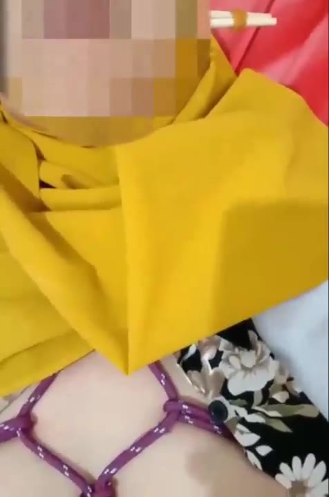 Crot Jilbab Diikat Dimainin Sampai Orgasme