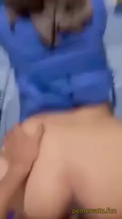 P4 Entot Hijab Kemeja Biru Mulus Nikmat