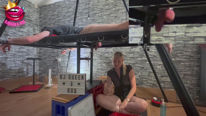 Locked In A Chastity Cage For 42 Days And Unlocked Only To Be Ruined