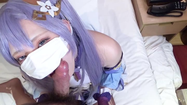 Thumbnail untuk Keqing Genshin Wangy Cosplay Mulus Jepang Tele Videos