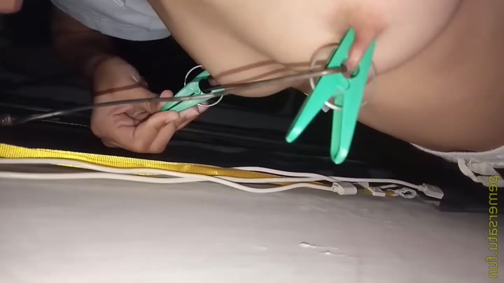 Jemuran Sinta Abg 18yo Jepit Tocil Pakai
