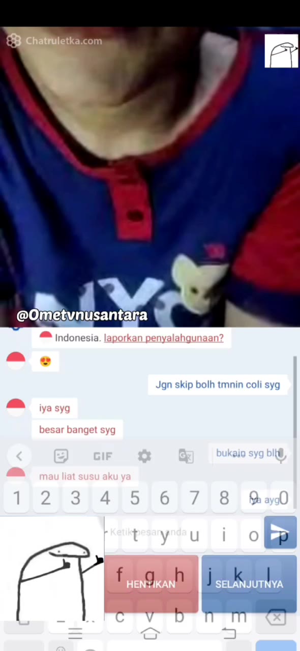 Thumbnail untuk Ometv Sange 75 Rusia Video indo cantik Tobrut