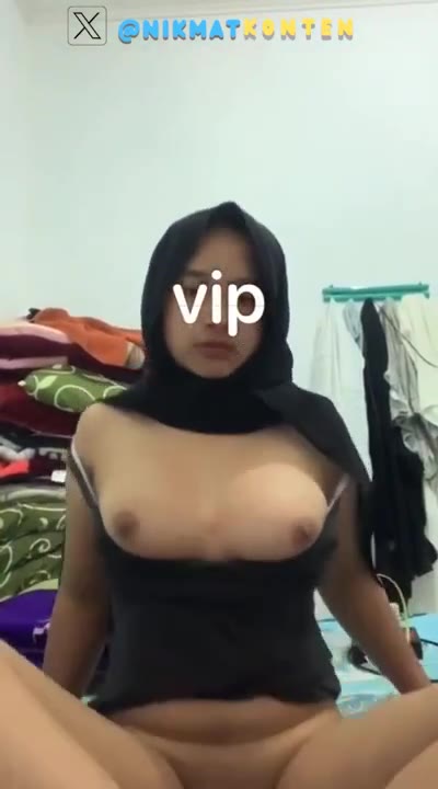 Thumbnail untuk Toge Hijab Hitam Colmek Ampe Dalem Viral Jilbab