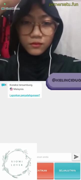 Thumbnail untuk Hijab Hitam Manis Ome Tv Kacamata Doostream Sotwe