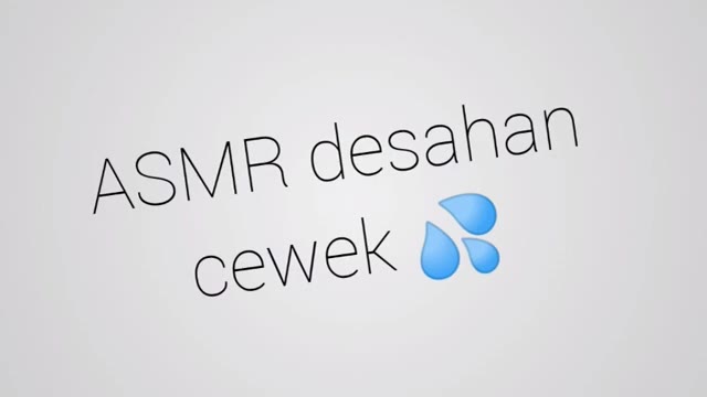 Thumbnail untuk Asmr Desahan Cewek Sama Pacar Di Kosan 1