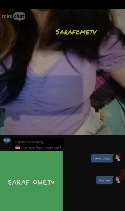 Thumbnail untuk Ome Tv Cewek Pirang Pamer Nenen Gede Update