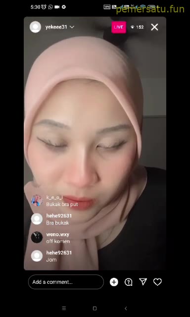 P1 Babyputt Putmeg 18yo Hijab Jilbab Colmek Live