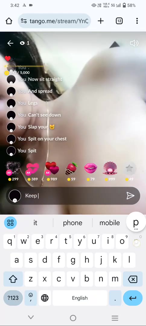 Tayba Showing Boobs, Hairy Pussy & Asshole, Masturbating with Tooth Brush and Pissing on PREMIUM 121 Tango Live ~ with FACE & Dirty Talks ~ MUST WATCH