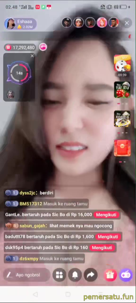 P1 Eshaaa Colmek Mantap Live