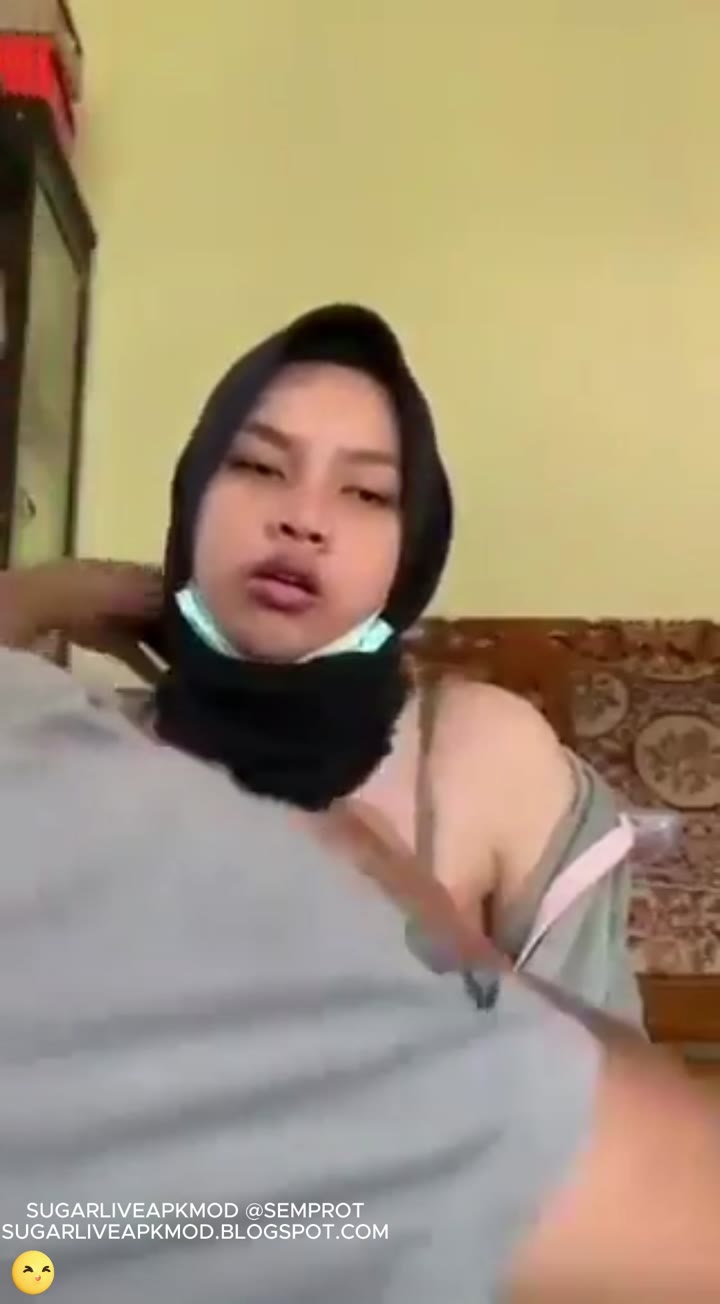 Thumbnail untuk Minta Di Remes Cium Jilbab Hitam Masker Ruang
