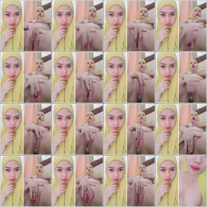 Tante Semok Jilbab Kuning VCS Colmek Sama Brondong