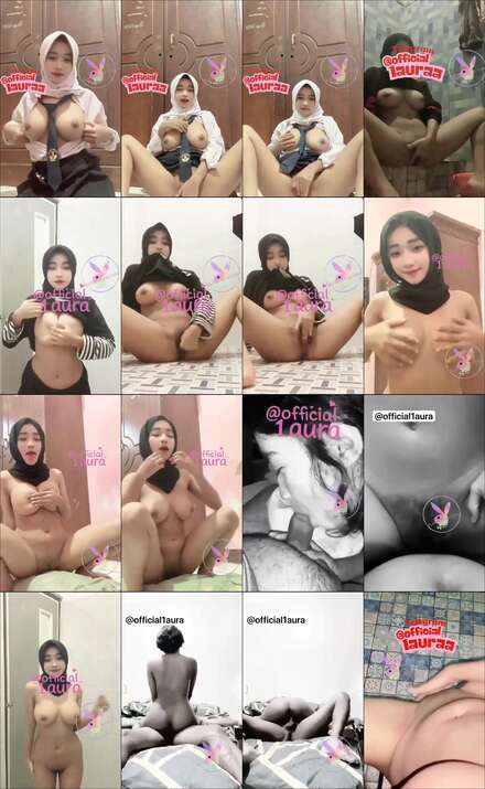 Laura ABG Jilbab SMA Toge Toket Gede Doyan Colmek