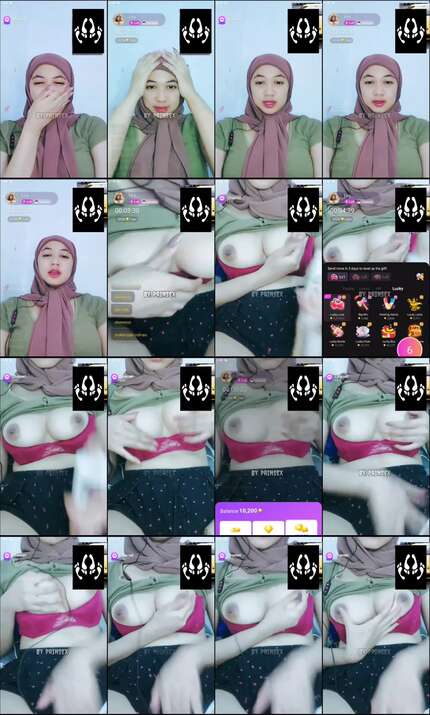 Vcs Livy Cewek Hijab Cantik Putih Mulus