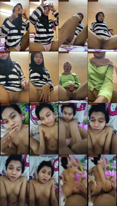 Hijab Pamer Memek Sampai