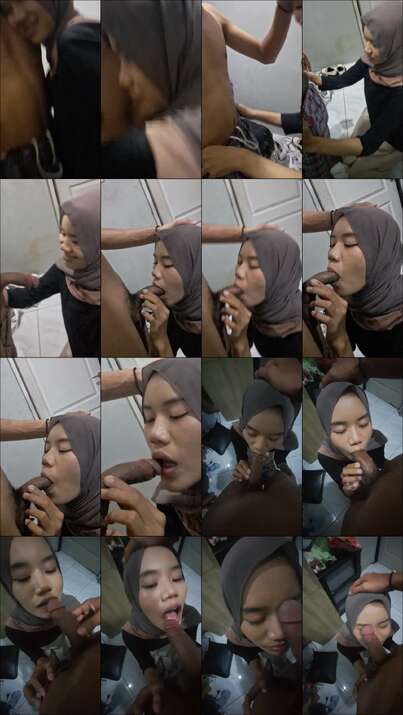Temen Mahasiswa Jilbab Di Ajak Ke Kos Suruh Nyepong