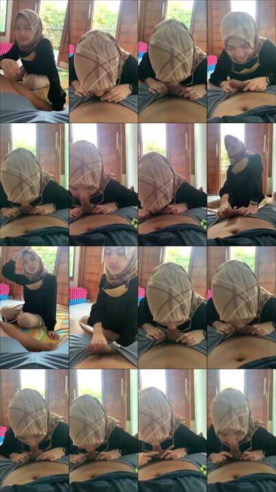 Cewek Jilbab Istri Orang Suka Banget Ngisep Kontol Aku