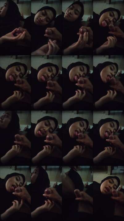 Dinda Jilbab Jago Sepong Pacar