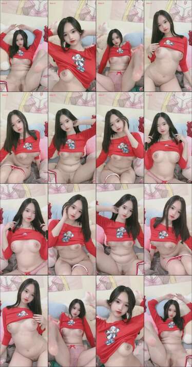 ARACHU Baju Merah Lihatin Memeknya Yang Mulus Dengan Sedikit