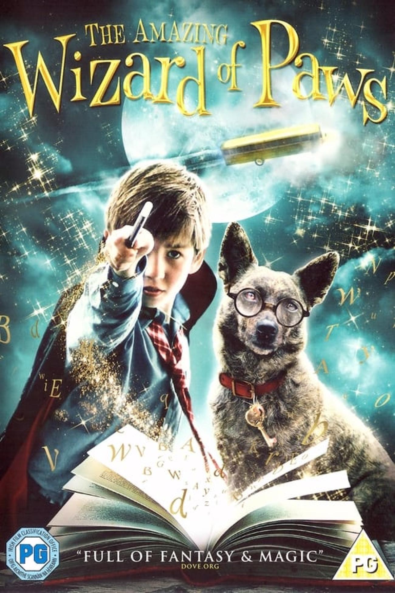 Семейное фэнтези. Семейные фильмы фэнтези. The amazing Wizard of Paws 2015. Удивительный волшебник из лапы. Говорящая собака из фэнтези сериала.